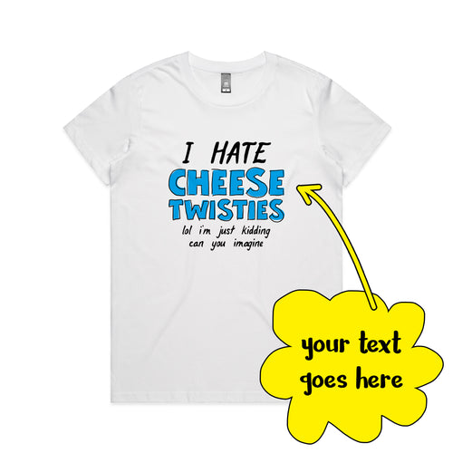 Custom Hate Tee by Lonely Kids Club. All clothing from our T-shirts to our shorts and hoodies are ethically made, and printed packed and shipped from Sydney.