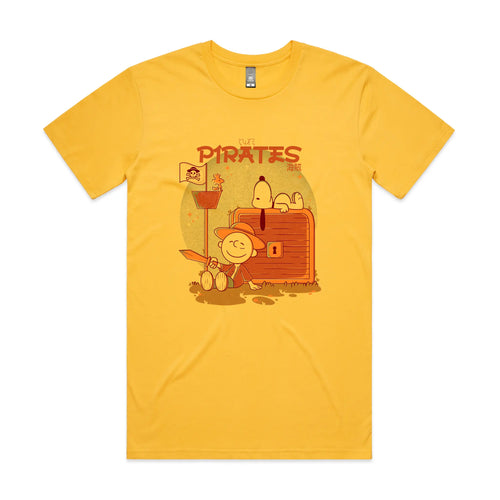 Cute Pirates Tee by Lonely Kids Club. All clothing from our T-shirts to our shorts and hoodies are ethically made, and printed packed and shipped from Sydney.