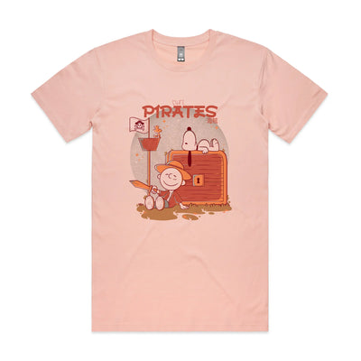 Cute Pirates Tee by Lonely Kids Club. All clothing from our T-shirts to our shorts and hoodies are ethically made, and printed packed and shipped from Sydney.