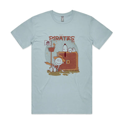 Cute Pirates Tee by Lonely Kids Club. All clothing from our T-shirts to our shorts and hoodies are ethically made, and printed packed and shipped from Sydney.