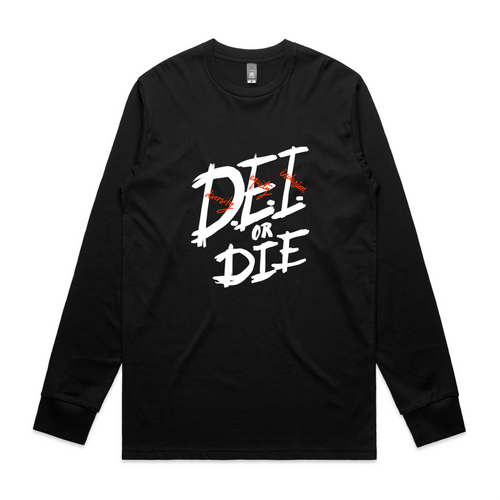 D.E.I. Or Die Tee by Lonely Kids Club. All clothing from our T-shirts to our shorts and hoodies are ethically made, and printed packed and shipped from Sydney.