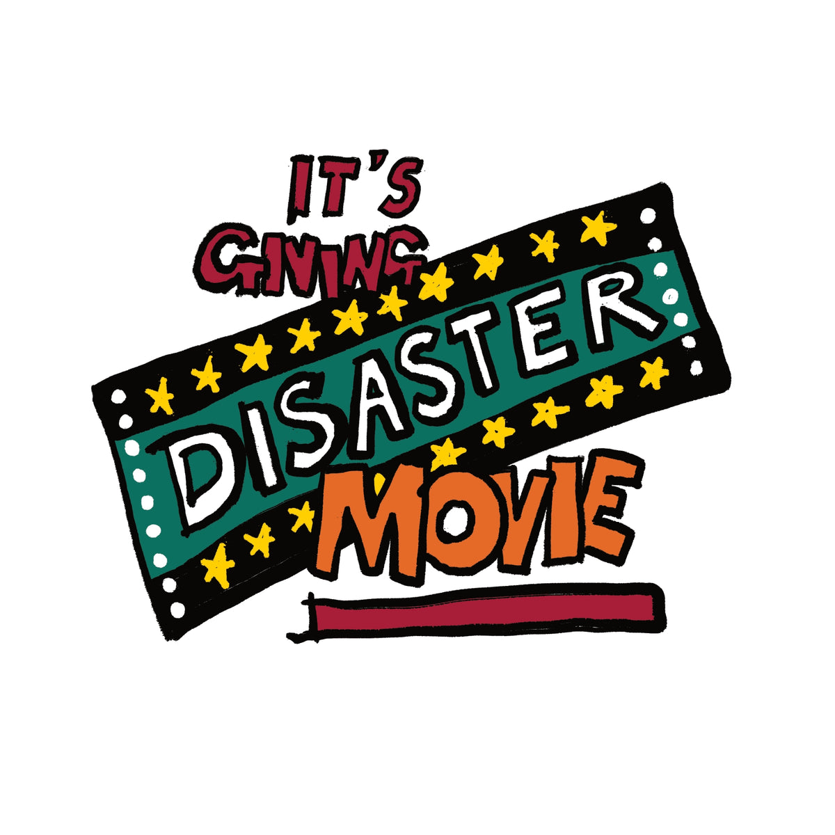 Disaster Movie t-shirt by Lonely Kids Club