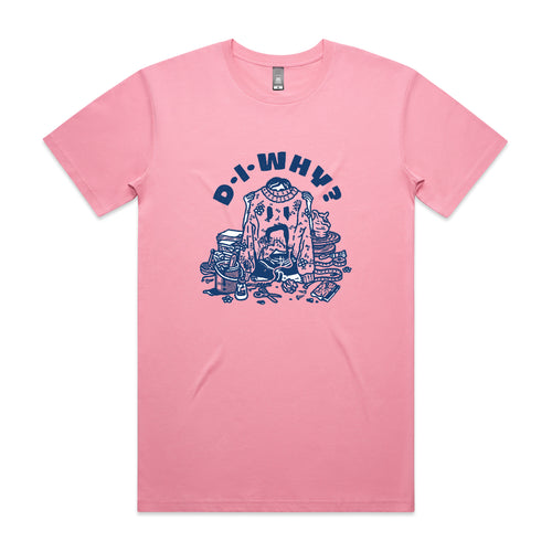 DIWhy Tee by Lonely Kids Club. All clothing from our T-shirts to our shorts and hoodies are ethically made, and printed packed and shipped from Sydney.