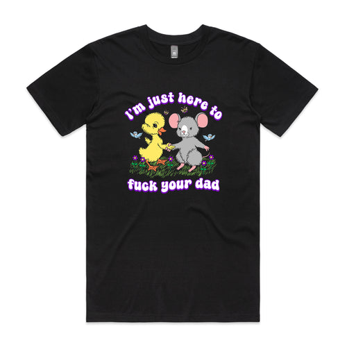 Fuck Your Dad Tee by Lonely Kids Club. All clothing from our T-shirts to our shorts and hoodies are ethically made, and printed packed and shipped from Sydney.