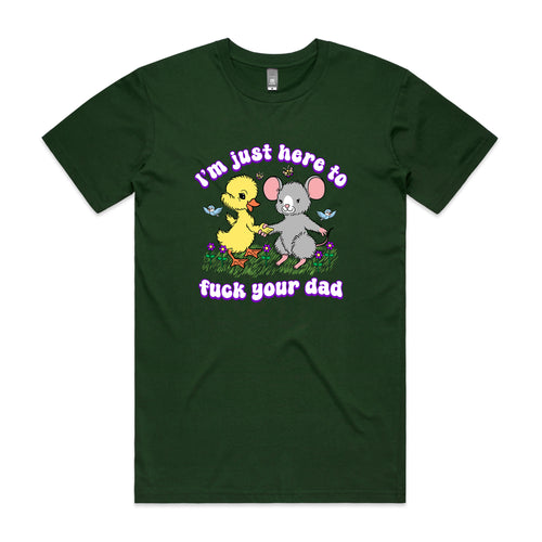Fuck Your Dad Tee by Lonely Kids Club. All clothing from our T-shirts to our shorts and hoodies are ethically made, and printed packed and shipped from Sydney.