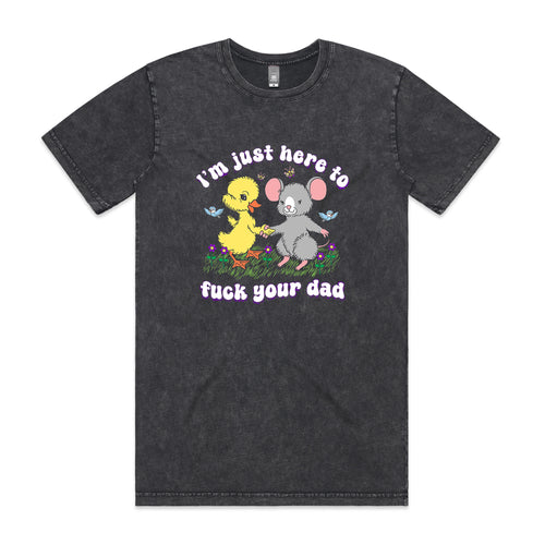 Fuck Your Dad Tee by Lonely Kids Club. All clothing from our T-shirts to our shorts and hoodies are ethically made, and printed packed and shipped from Sydney.