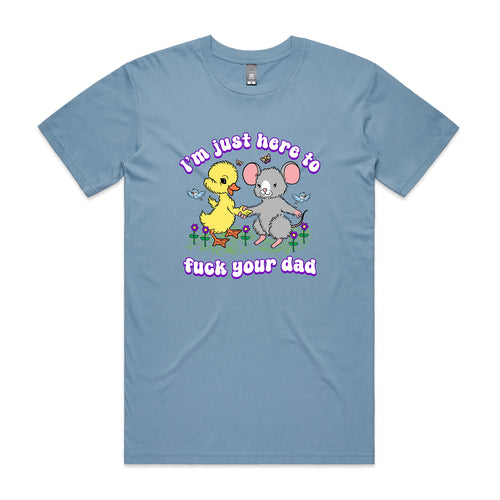 Fuck Your Dad Tee by Lonely Kids Club. All clothing from our T-shirts to our shorts and hoodies are ethically made, and printed packed and shipped from Sydney.