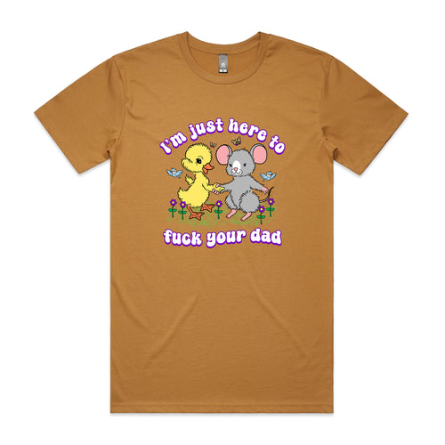 Fuck Your Dad Tee by Lonely Kids Club. All clothing from our T-shirts to our shorts and hoodies are ethically made, and printed packed and shipped from Sydney.
