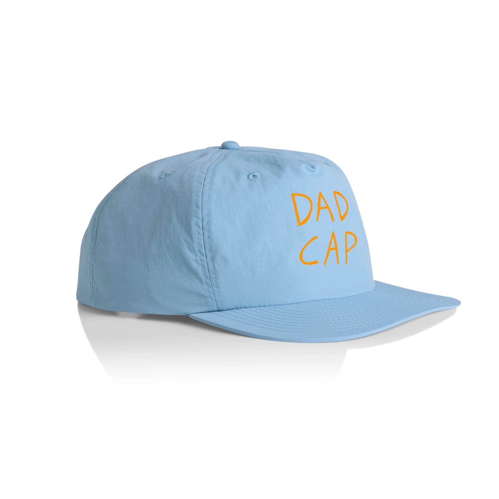 Carolina Blue active cap with Dad Cap graphic by Lonely Kids Club