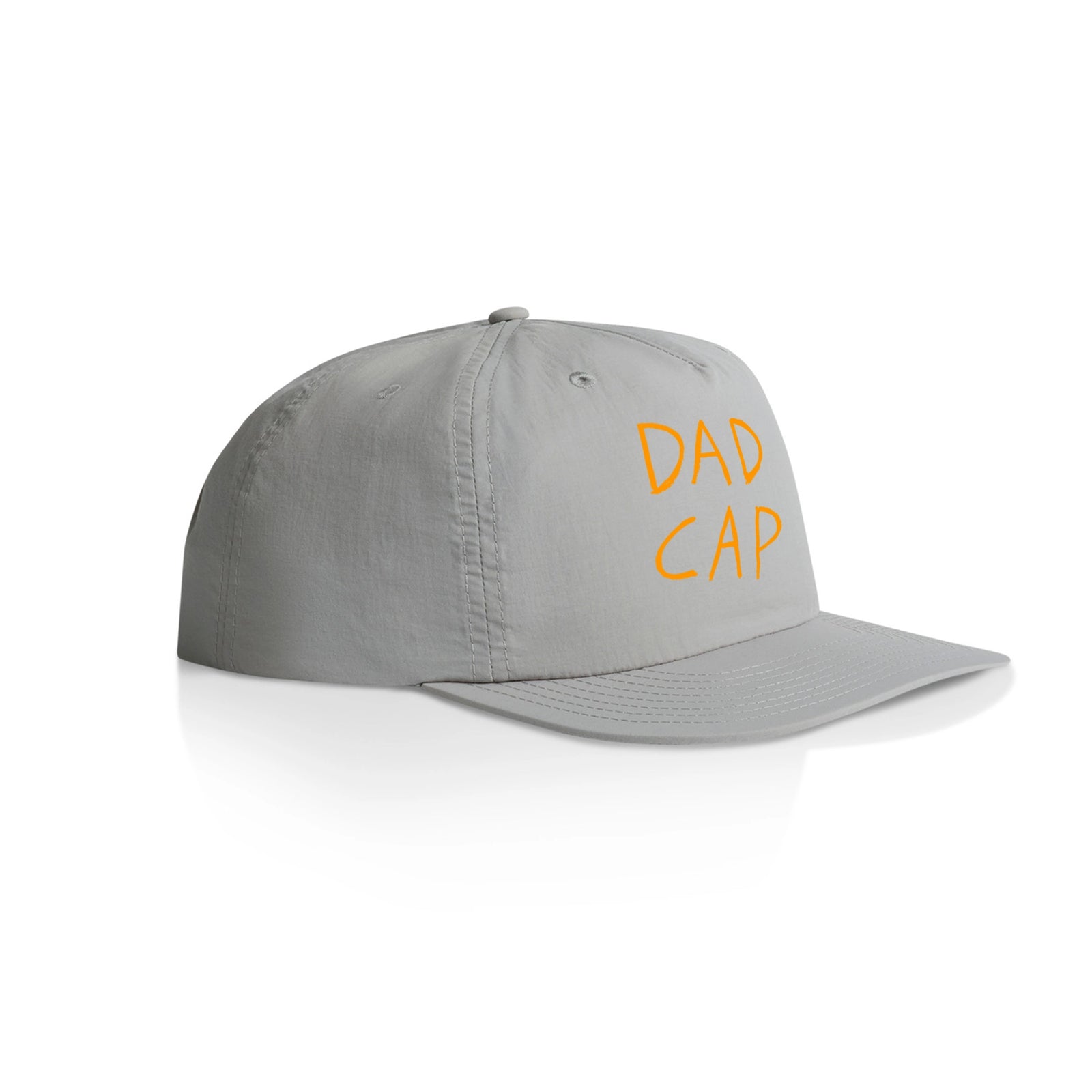 Grey active cap with Dad Cap graphic by Lonely Kids Club
