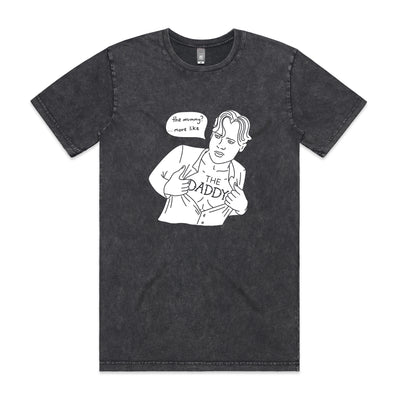 Brendan Fraser Daddy Tee by Lonely Kids Club. All clothing from our T-shirts to our shorts and hoodies are ethically made, and printed packed and shipped from Sydney.