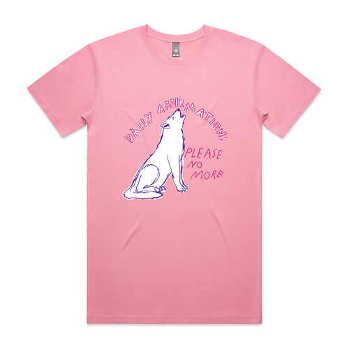 Daily Affirmation Tee by Lonely Kids Club. All clothing from our T-shirts to our shorts and hoodies are ethically made, and printed packed and shipped from Sydney.