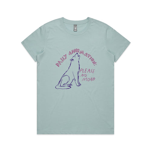 Daily Affirmation Tee by Lonely Kids Club. All clothing from our T-shirts to our shorts and hoodies are ethically made, and printed packed and shipped from Sydney.
