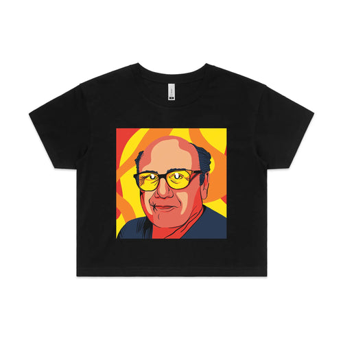 Danny Devito Pop Tee by Lonely Kids Club. All clothing from our T-shirts to our shorts and hoodies are ethically made, and printed packed and shipped from Sydney.