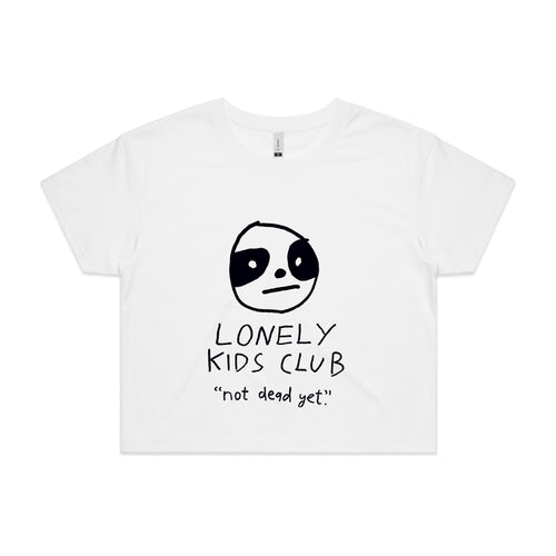 Not Dead Yet Tee by Lonely Kids Club. All clothing from our T-shirts to our shorts and hoodies are ethically made, and printed packed and shipped from Sydney.