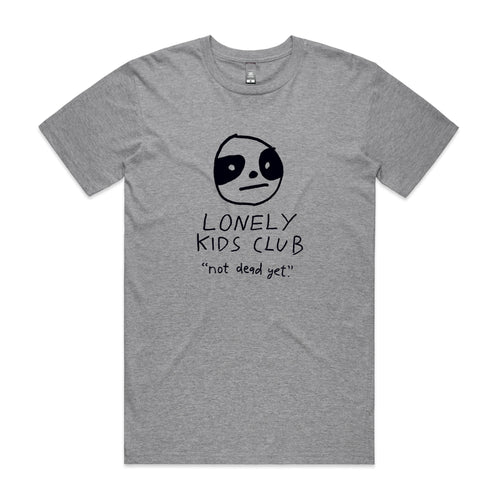 Not Dead Yet Tee by Lonely Kids Club. All clothing from our T-shirts to our shorts and hoodies are ethically made, and printed packed and shipped from Sydney.