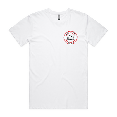 Dead Set Legend Tee by Lonely Kids Club. All clothing from our T-shirts to our shorts and hoodies are ethically made, and printed packed and shipped from Sydney.