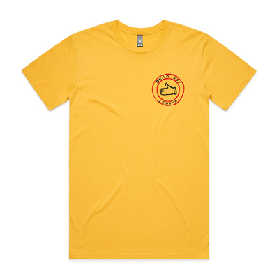 Dead Set Legend Tee by Lonely Kids Club. All clothing from our T-shirts to our shorts and hoodies are ethically made, and printed packed and shipped from Sydney.