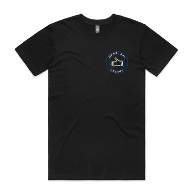 Dead Set Legend Tee by Lonely Kids Club. All clothing from our T-shirts to our shorts and hoodies are ethically made, and printed packed and shipped from Sydney.