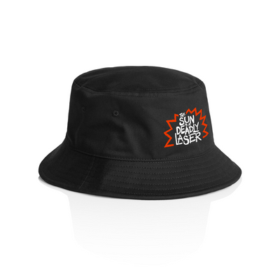 Deadly Laser Bucket Hat by Lonely Kids Club. All clothing from our T-shirts to our shorts and hoodies are ethically made, and printed packed and shipped from Sydney.