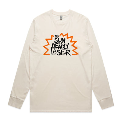 Deadly Laser Tee by Lonely Kids Club. All clothing from our T-shirts to our shorts and hoodies are ethically made, and printed packed and shipped from Sydney.