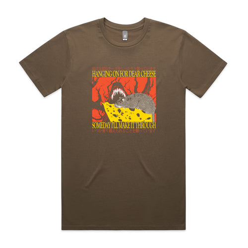 Dear Cheese Tee by Lonely Kids Club. All clothing from our T-shirts to our shorts and hoodies are ethically made, and printed packed and shipped from Sydney.
