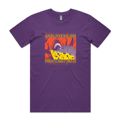 Dear Cheese Tee by Lonely Kids Club. All clothing from our T-shirts to our shorts and hoodies are ethically made, and printed packed and shipped from Sydney.