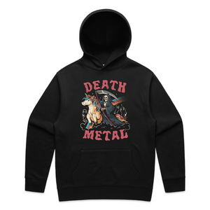 Death Metal Hoodie by Lonely Kids Club. All clothing from our T-shirts to our shorts and hoodies are ethically made, and printed packed and shipped from Sydney.