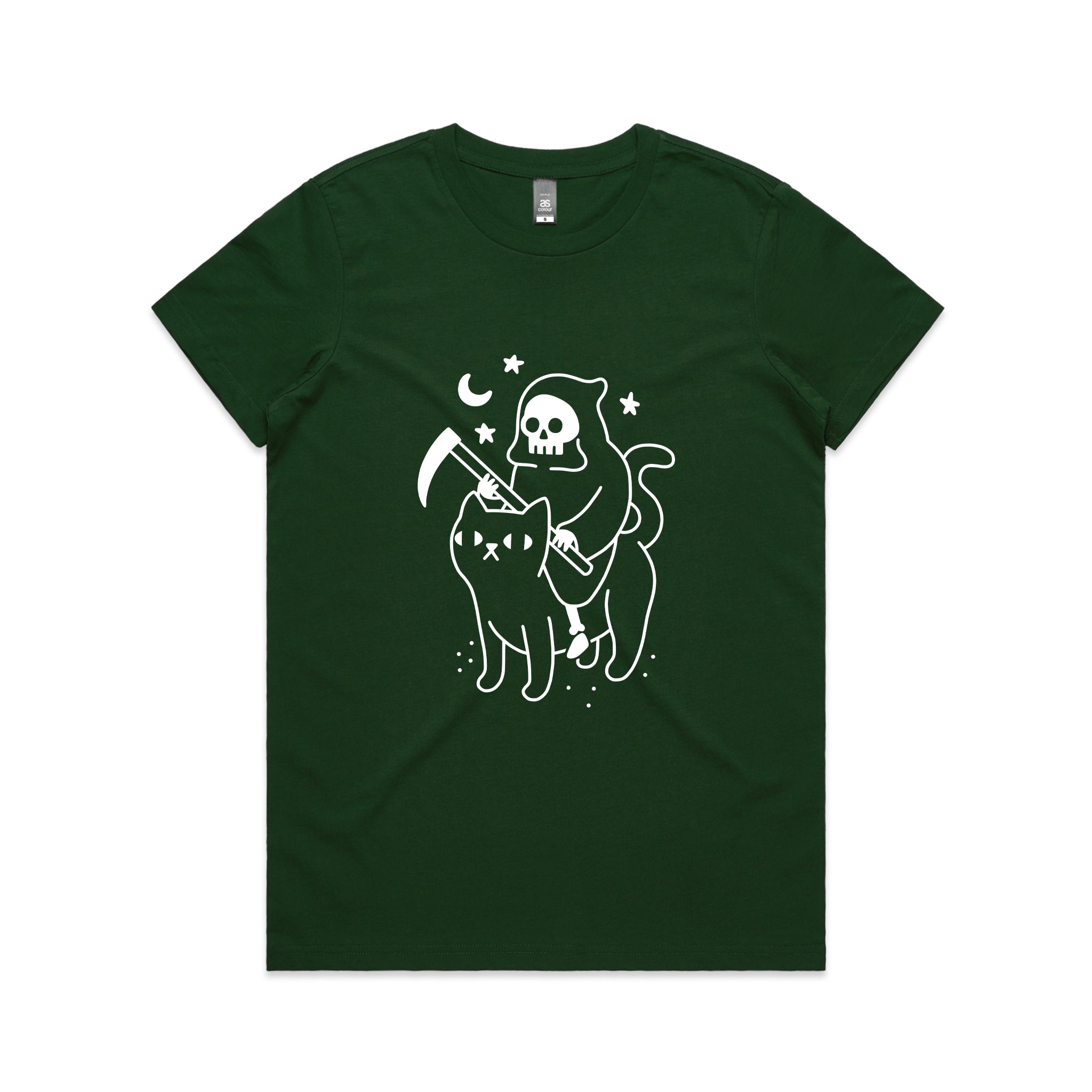 Death Rides A Cat Tee