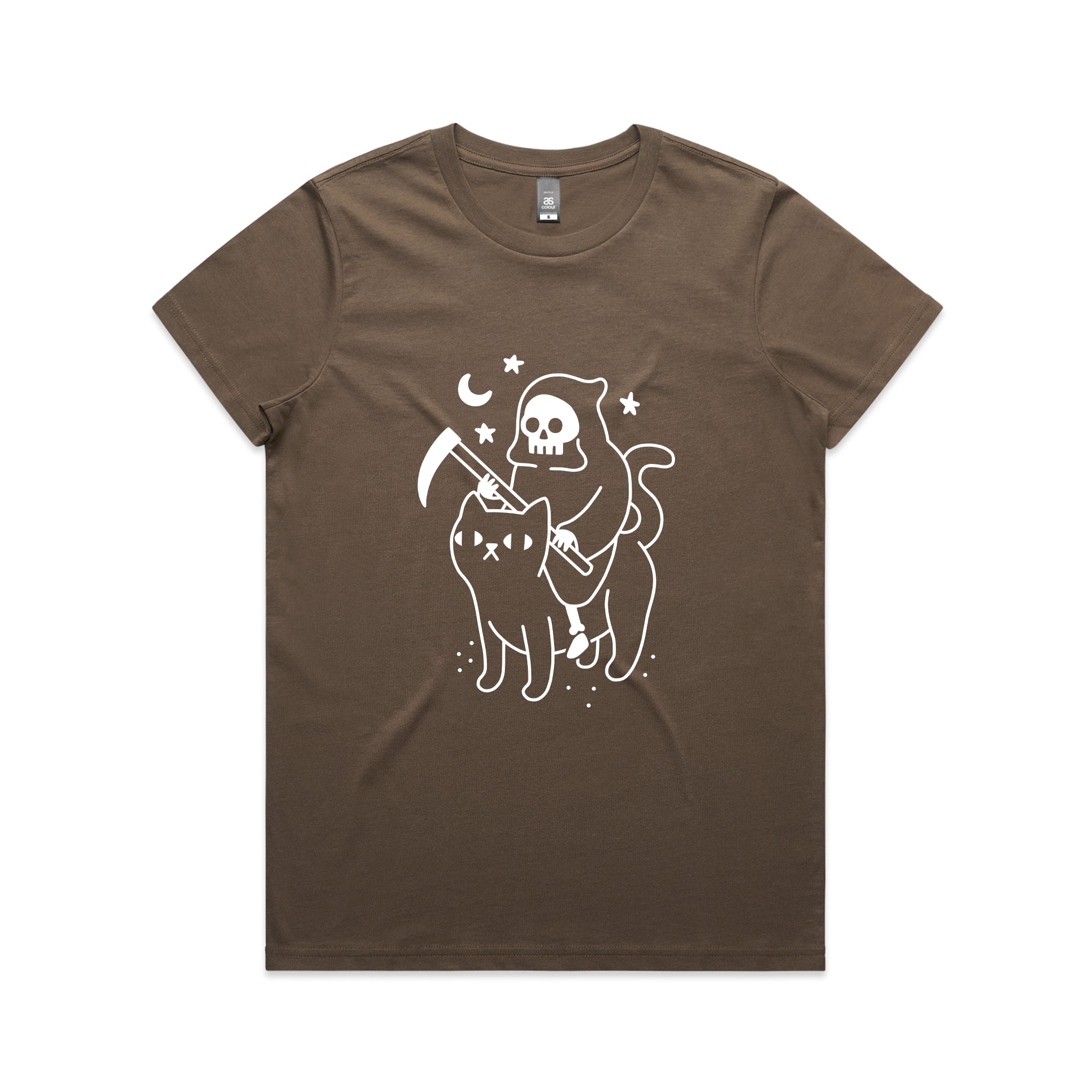 Death Rides A Cat Tee