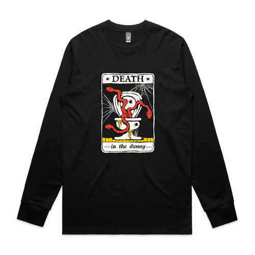 Death Tarot Tee by Lonely Kids Club. All clothing from our T-shirts to our shorts and hoodies are ethically made, and printed packed and shipped from Sydney.