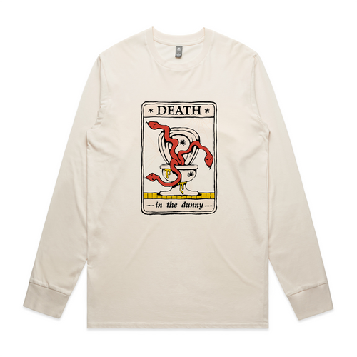 Death Tarot Tee by Lonely Kids Club. All clothing from our T-shirts to our shorts and hoodies are ethically made, and printed packed and shipped from Sydney.
