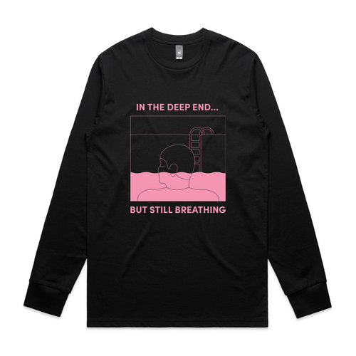 In The Deep End Tee by Lonely Kids Club. All clothing from our T-shirts to our shorts and hoodies are ethically made, and printed packed and shipped from Sydney.