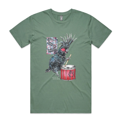 Denny The Drummer Tee by Lonely Kids Club. All clothing from our T-shirts to our shorts and hoodies are ethically made, and printed packed and shipped from Sydney.