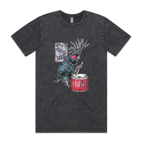 Denny The Drummer Tee by Lonely Kids Club. All clothing from our T-shirts to our shorts and hoodies are ethically made, and printed packed and shipped from Sydney.
