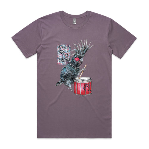 Denny The Drummer Tee by Lonely Kids Club. All clothing from our T-shirts to our shorts and hoodies are ethically made, and printed packed and shipped from Sydney.