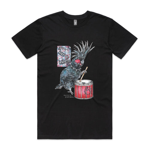 Denny The Drummer Tee by Lonely Kids Club. All clothing from our T-shirts to our shorts and hoodies are ethically made, and printed packed and shipped from Sydney.