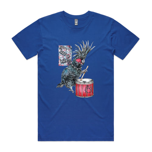 Denny The Drummer Tee by Lonely Kids Club. All clothing from our T-shirts to our shorts and hoodies are ethically made, and printed packed and shipped from Sydney.