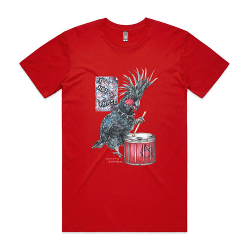 Denny The Drummer Tee by Lonely Kids Club. All clothing from our T-shirts to our shorts and hoodies are ethically made, and printed packed and shipped from Sydney.