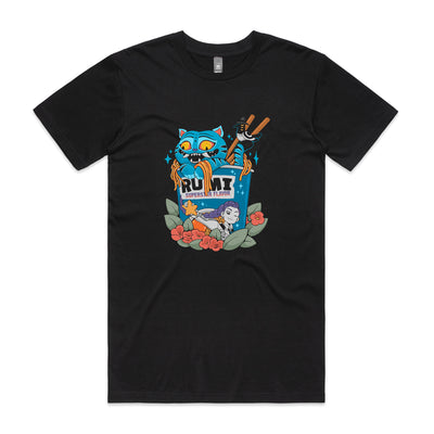 Derpy Ramyeon Tee by Lonely Kids Club. All clothing from our T-shirts to our shorts and hoodies are ethically made, and printed packed and shipped from Sydney.