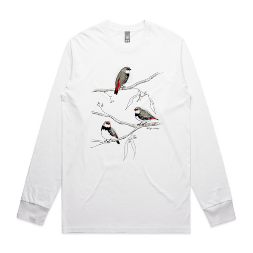Diamond Firetails Tee by Lonely Kids Club. All clothing from our T-shirts to our shorts and hoodies are ethically made, and printed packed and shipped from Sydney.