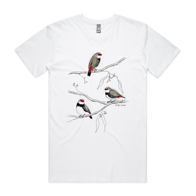 Diamond Firetails Tee by Lonely Kids Club. All clothing from our T-shirts to our shorts and hoodies are ethically made, and printed packed and shipped from Sydney.