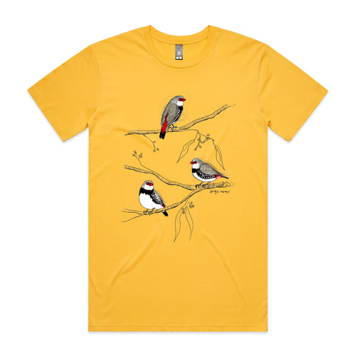 Diamond Firetails Tee by Lonely Kids Club. All clothing from our T-shirts to our shorts and hoodies are ethically made, and printed packed and shipped from Sydney.