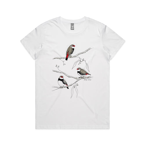 Diamond Firetails Tee by Lonely Kids Club. All clothing from our T-shirts to our shorts and hoodies are ethically made, and printed packed and shipped from Sydney.