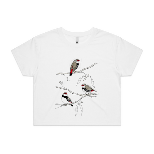 Diamond Firetails Tee by Lonely Kids Club. All clothing from our T-shirts to our shorts and hoodies are ethically made, and printed packed and shipped from Sydney.