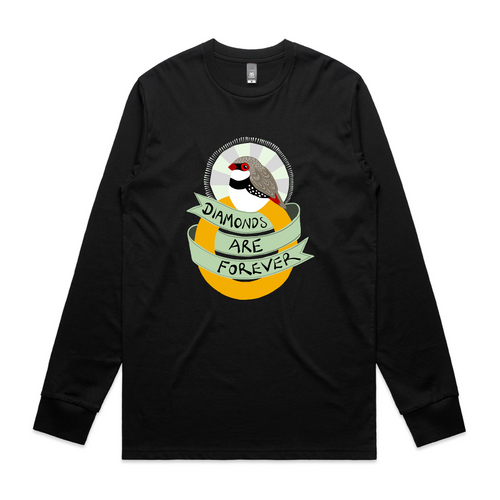 Diamonds Are Forever Tee by Lonely Kids Club. All clothing from our T-shirts to our shorts and hoodies are ethically made, and printed packed and shipped from Sydney.