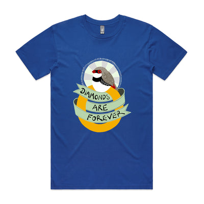 Diamonds Are Forever Tee by Lonely Kids Club. All clothing from our T-shirts to our shorts and hoodies are ethically made, and printed packed and shipped from Sydney.