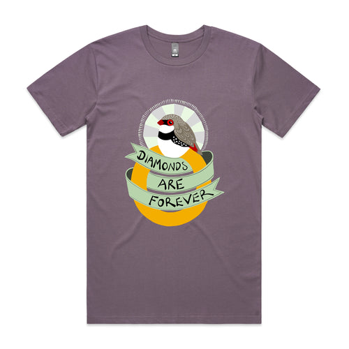 Diamonds Are Forever Tee by Lonely Kids Club. All clothing from our T-shirts to our shorts and hoodies are ethically made, and printed packed and shipped from Sydney.