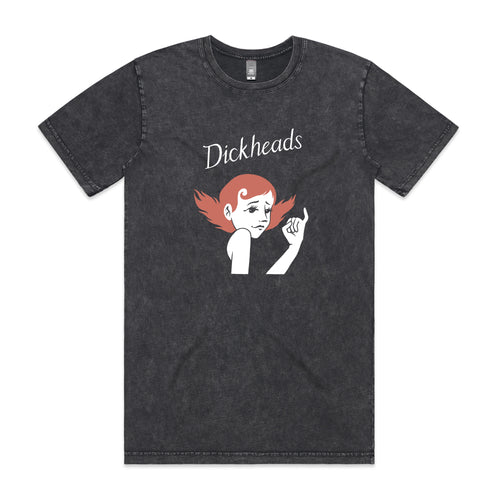 Dickheads Tee by Lonely Kids Club. All clothing from our T-shirts to our shorts and hoodies are ethically made, and printed packed and shipped from Sydney.