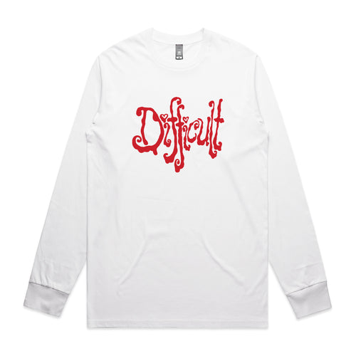 Difficult Tee by Lonely Kids Club. All clothing from our T-shirts to our shorts and hoodies are ethically made, and printed packed and shipped from Sydney.